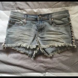 High-rise Denim Shorts